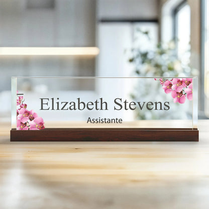 Spersonalizowana akrylowa tabliczka  na biurko