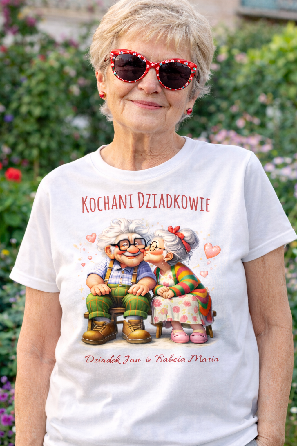 Kochani Dziadkowie – personalizowany prezent z imionami Babci i Dziadka