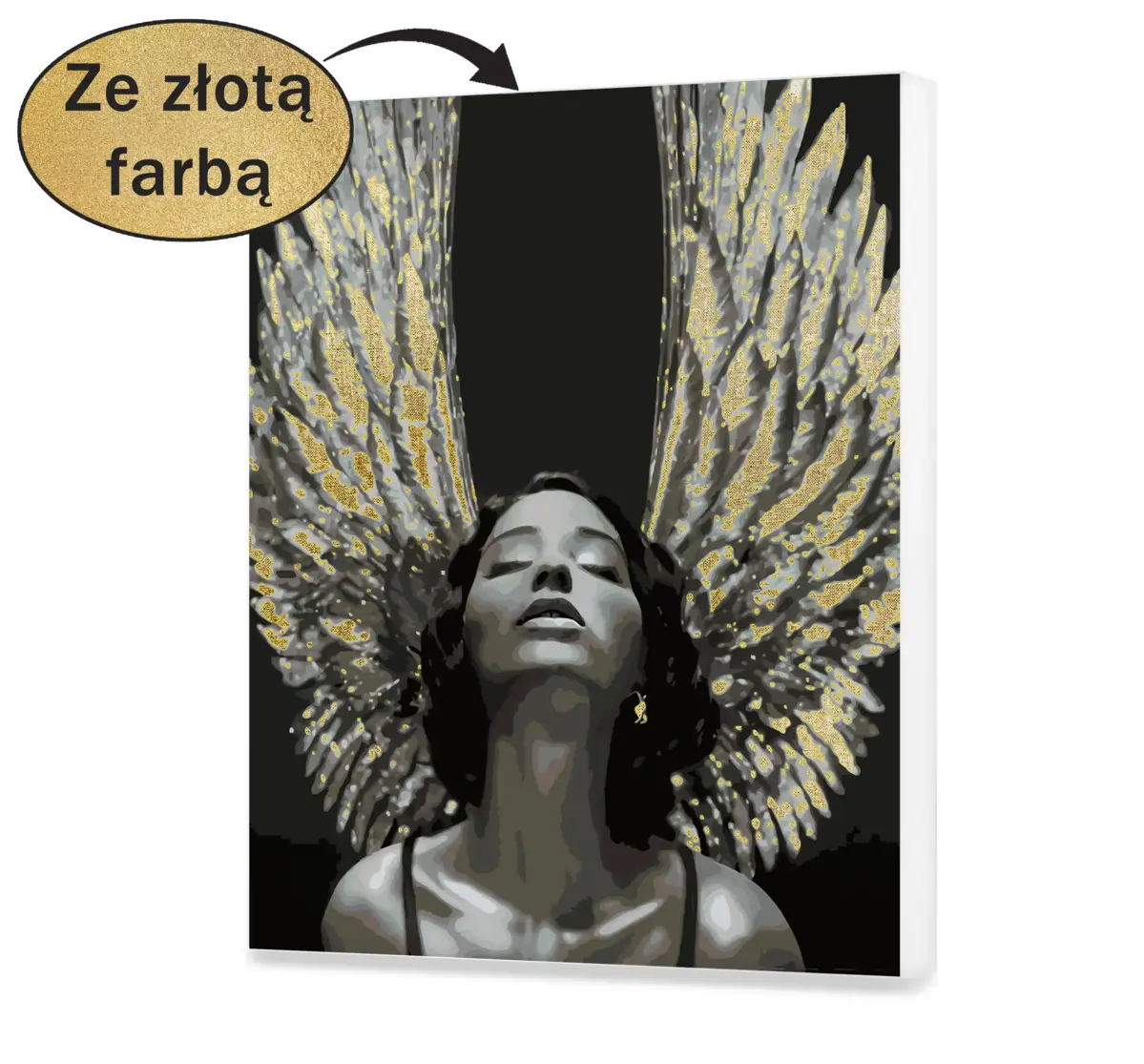 Dziewczyna ze skrzydłami anioła