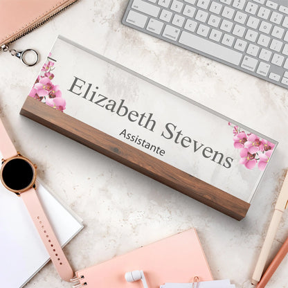 Spersonalizowana akrylowa tabliczka  na biurko