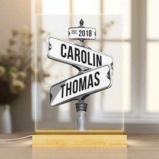 Spersonalizowany znak uliczny - Ślub Pary