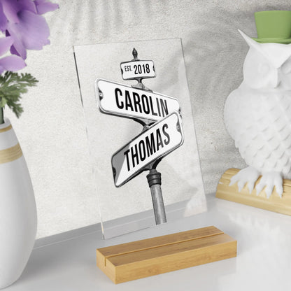 Spersonalizowany znak uliczny - Ślub Pary