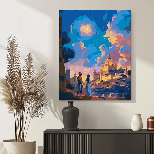 Obraz Po Numerach "Baśniowy Aladyn" – Malowanie po Numerach, Relaks, Hobby, Dekoracja do Domu