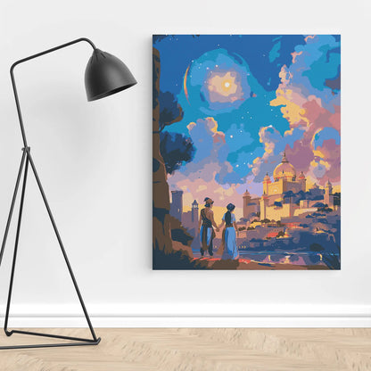 Obraz Po Numerach "Baśniowy Aladyn" – Malowanie po Numerach, Relaks, Hobby, Dekoracja do Domu