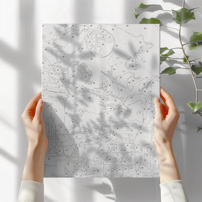 Obraz Po Numerach "Peter Pan – Nocny Lot nad Londynem" – Magiczna Przygoda dla Każdego