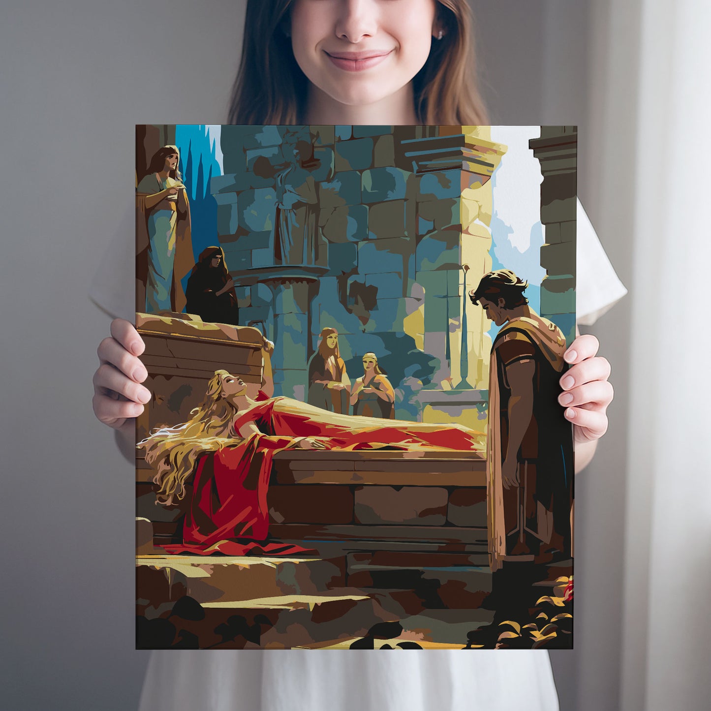 Obraz Po Numerach "Śpiąca Królewna – Baśniowy Sen"