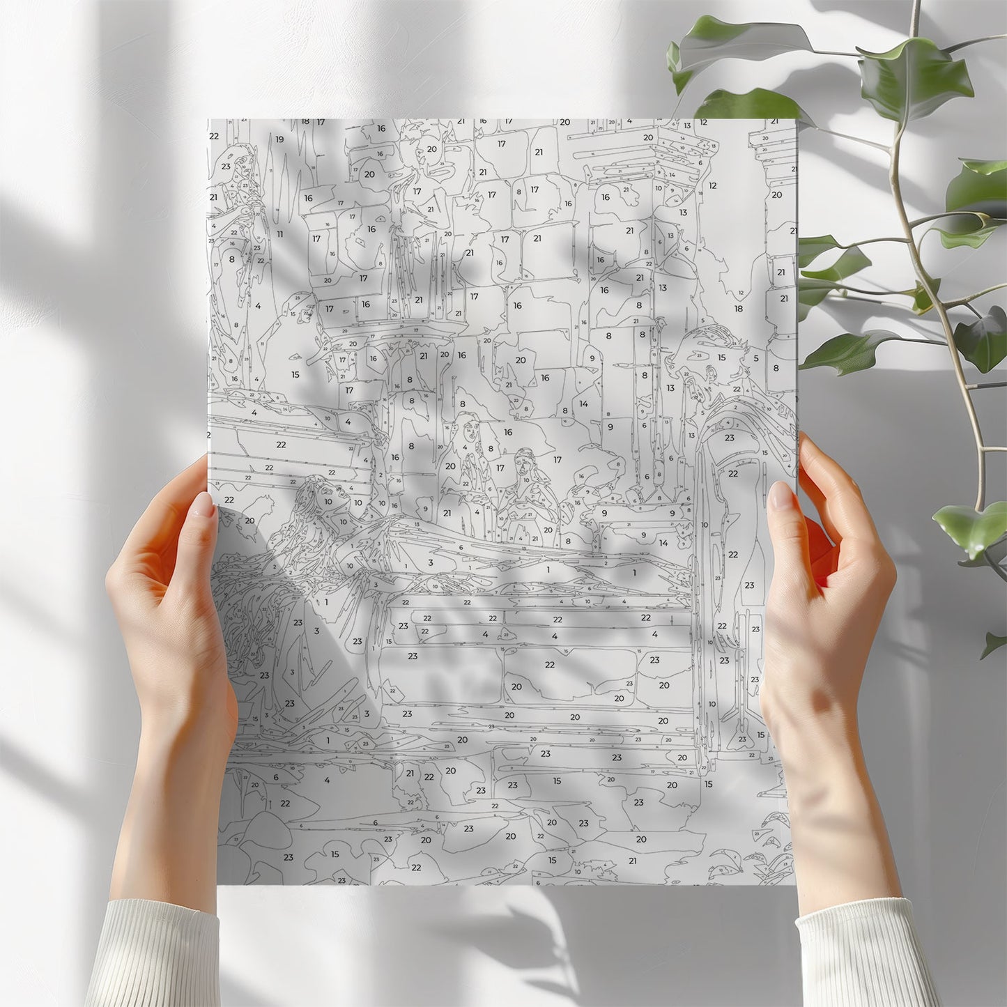 Obraz Po Numerach "Śpiąca Królewna – Baśniowy Sen"