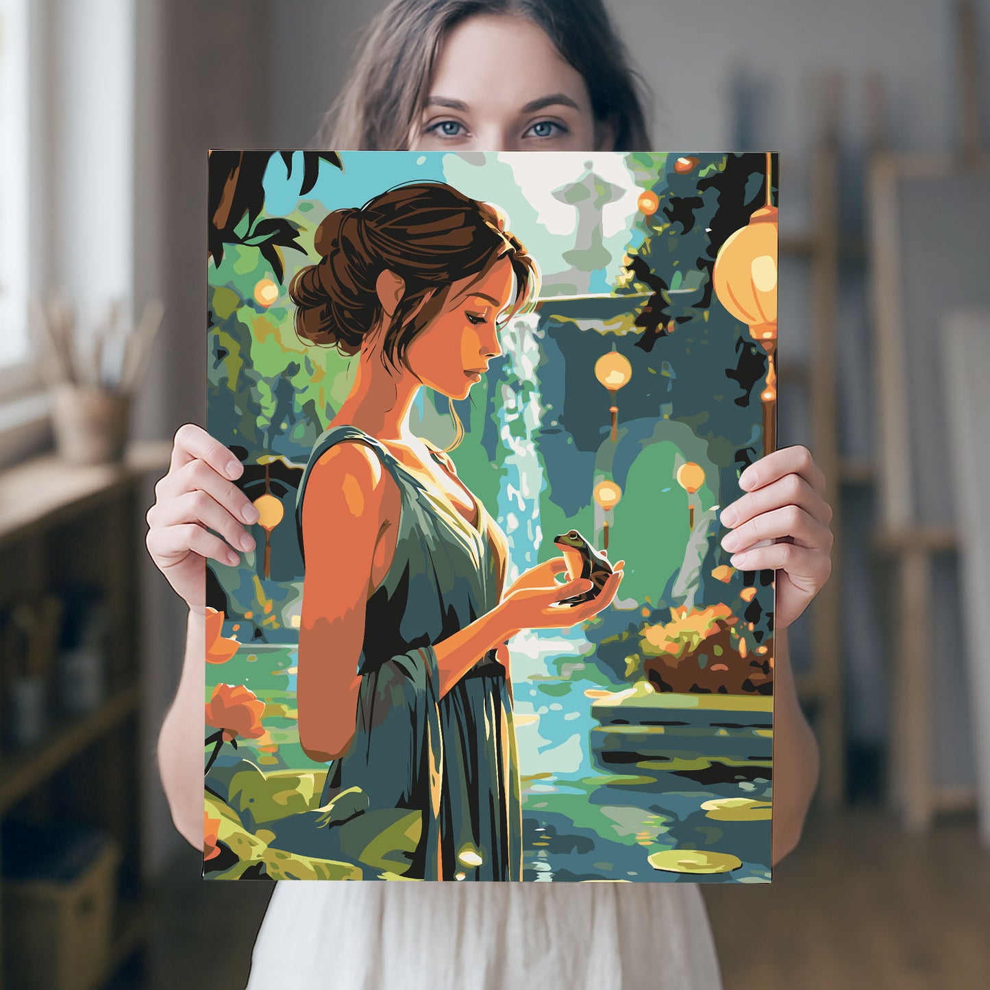 Obraz Po Numerach "Księżniczka i Żaba"