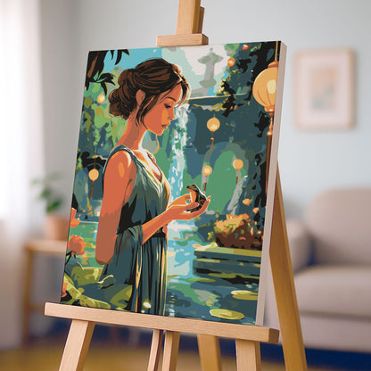 Obraz Po Numerach "Księżniczka i Żaba"