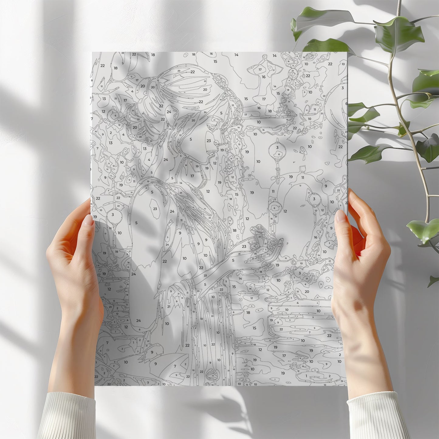 Obraz Po Numerach "Księżniczka i Żaba"