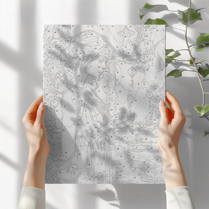 Obraz Po Numerach "Księżniczka i Żaba"