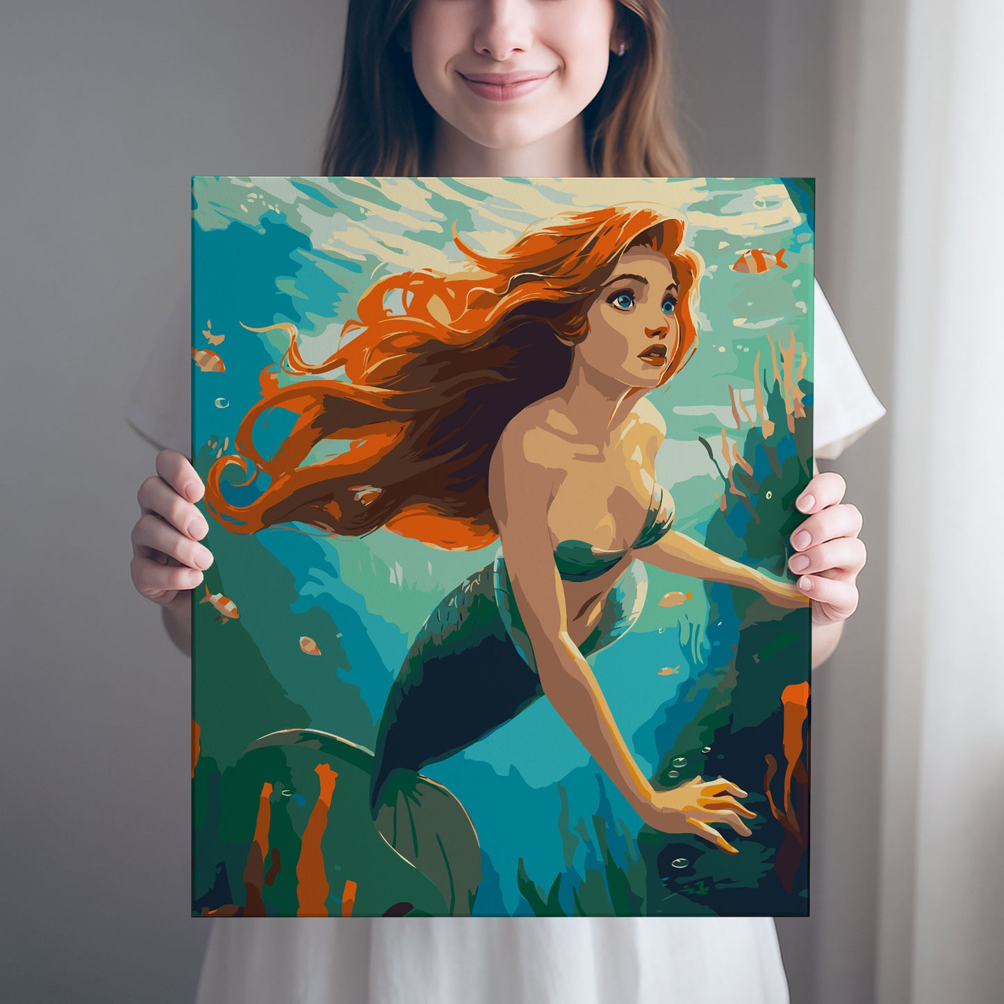 Obraz Po Numerach "Mała Syrenka"