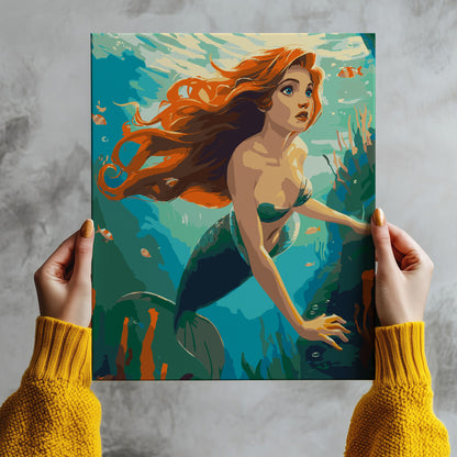 Obraz Po Numerach "Mała Syrenka"