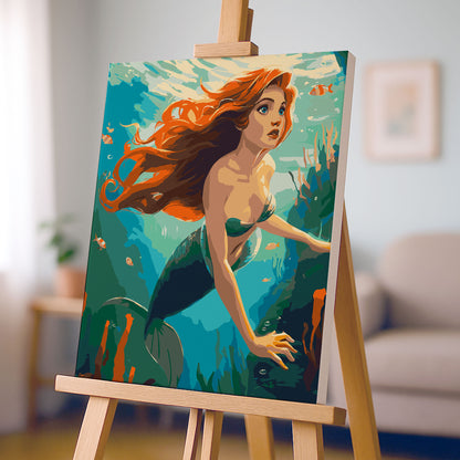 Obraz Po Numerach "Mała Syrenka"