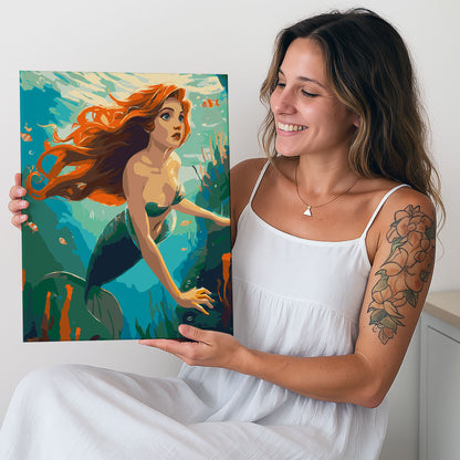 Obraz Po Numerach "Mała Syrenka"