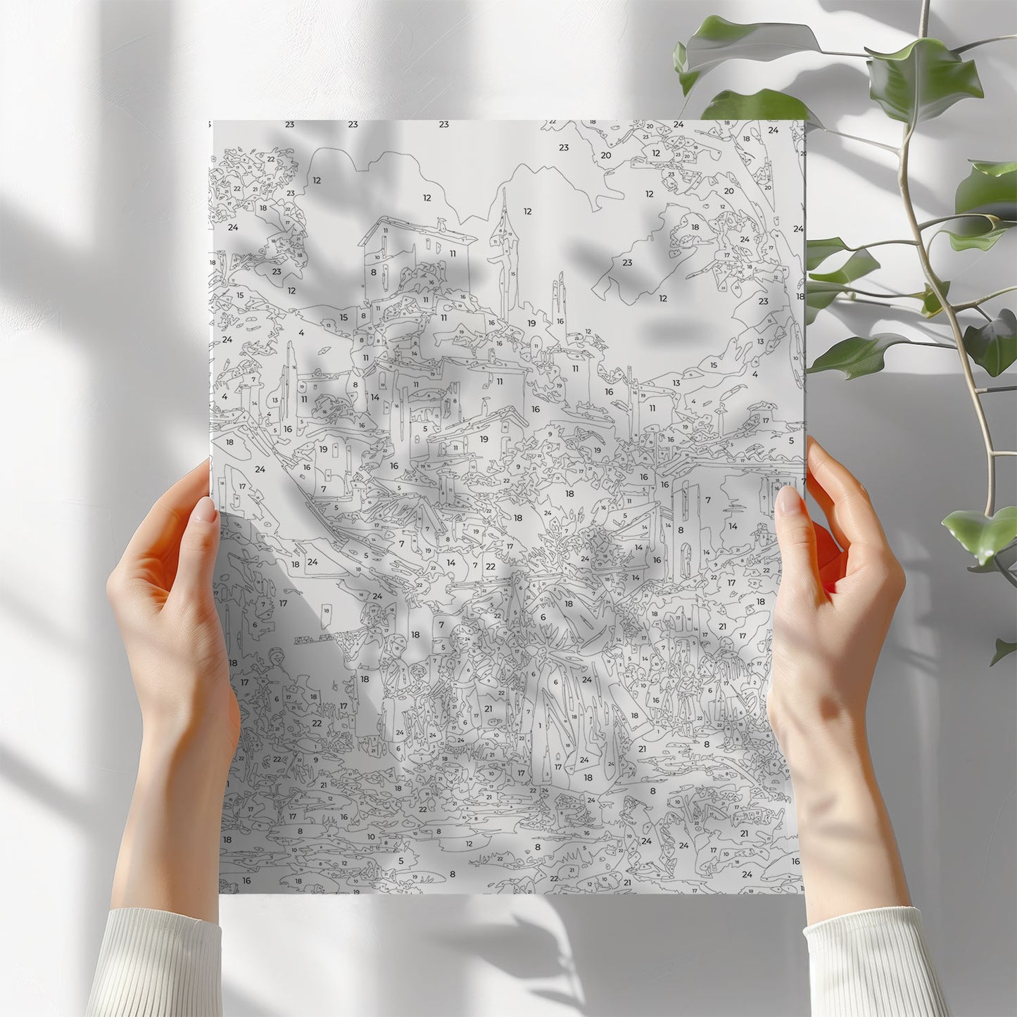 Obraz Po Numerach "Flecista z Hameln" – Bajkowa Scena z Dziećmi i My szami