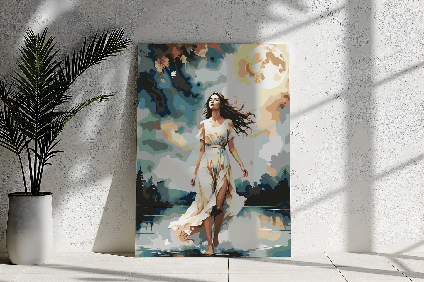 MALOWANIE PO NUMERACH Pani Księżyca