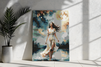 MALOWANIE PO NUMERACH Pani Księżyca