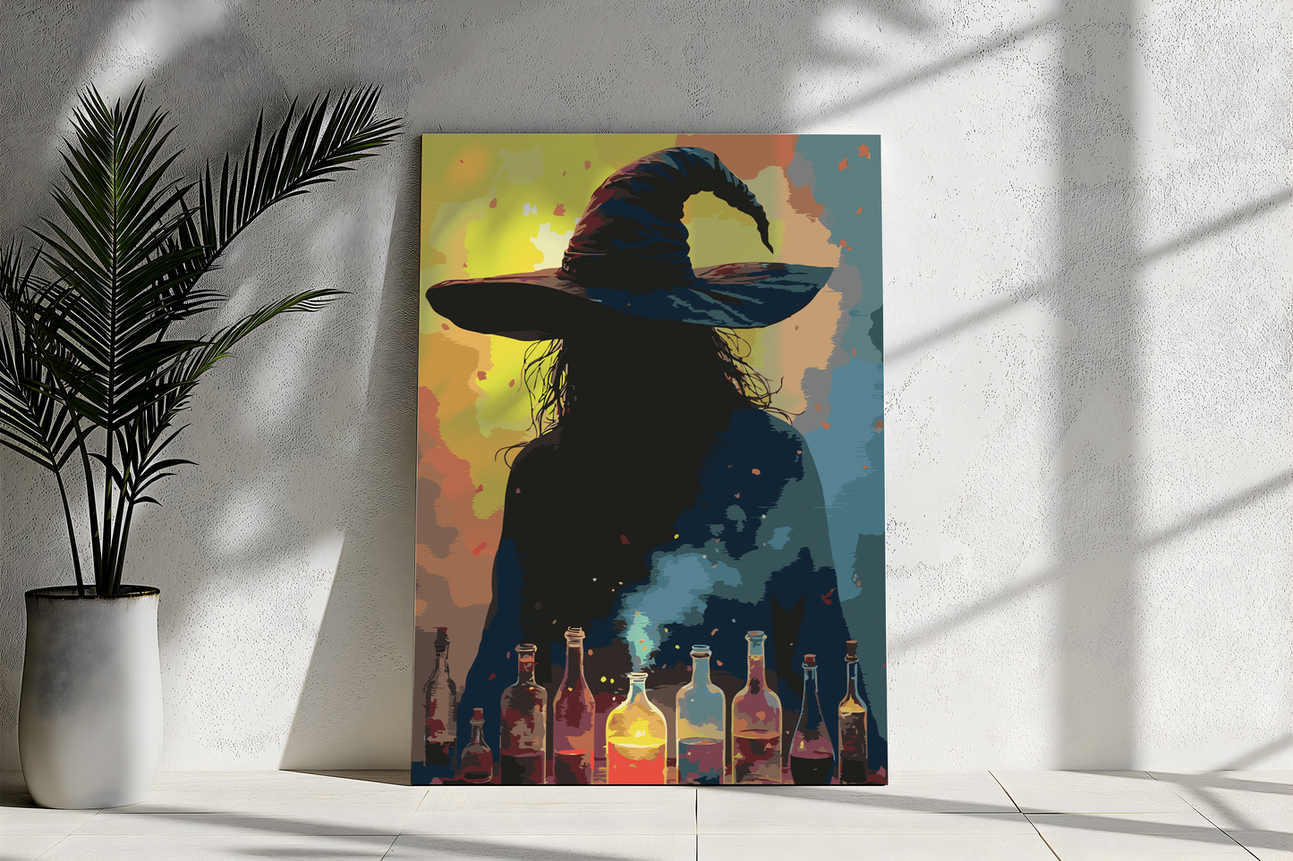 MALOWANIE PO NUMERACH Wiedźma i Mikstury