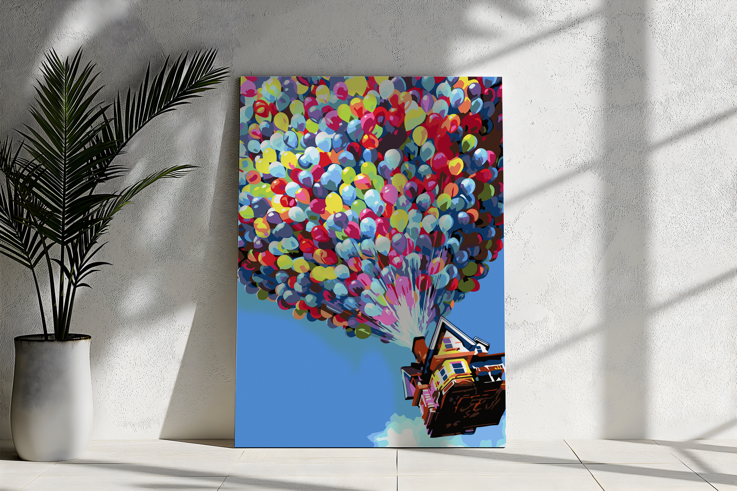 MALOWANIE PO NUMERACH - Dom w Chmurach