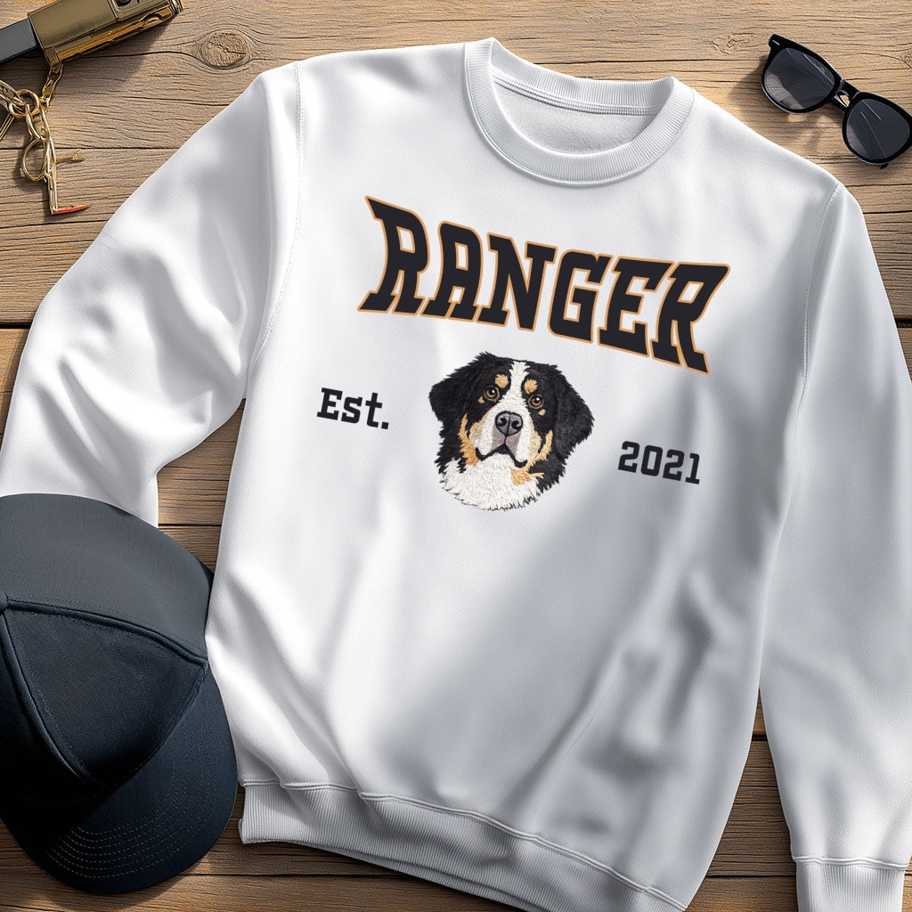 Personalizowana bluza z kotem lub pupilem – Twoje zdjęcie, imię i rok, Światowy Dzień Kotów