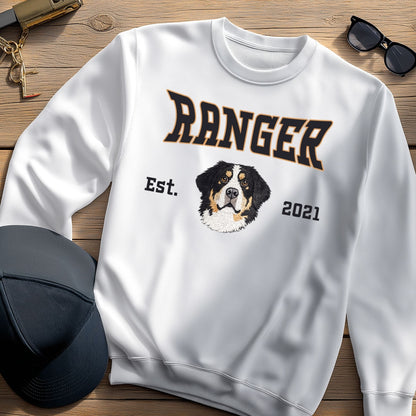 Personalizowana bluza z kotem lub pupilem – Twoje zdjęcie, imię i rok, Światowy Dzień Kotów