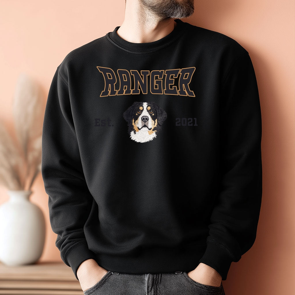 Personalizowana bluza z kotem lub pupilem – Twoje zdjęcie, imię i rok, Światowy Dzień Kotów