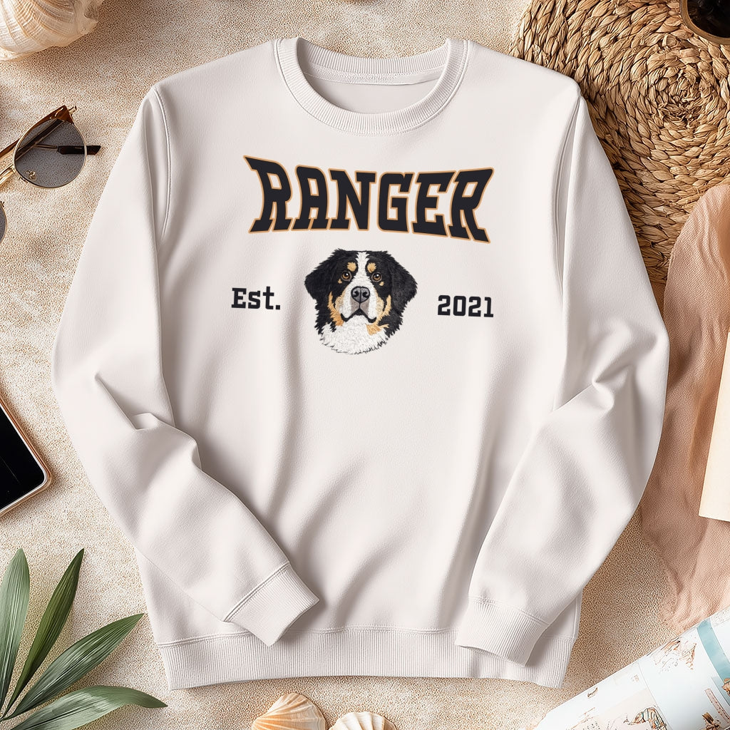 Personalizowana bluza z kotem lub pupilem – Twoje zdjęcie, imię i rok, Światowy Dzień Kotów