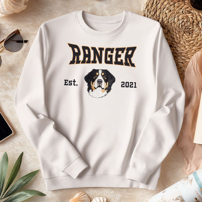 Personalizowana bluza z kotem lub pupilem – Twoje zdjęcie, imię i rok, Światowy Dzień Kotów