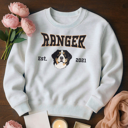Personalizowana bluza z kotem lub pupilem – Twoje zdjęcie, imię i rok, Światowy Dzień Kotów