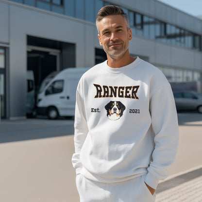 Personalizowana bluza z kotem lub pupilem – Twoje zdjęcie, imię i rok, Światowy Dzień Kotów