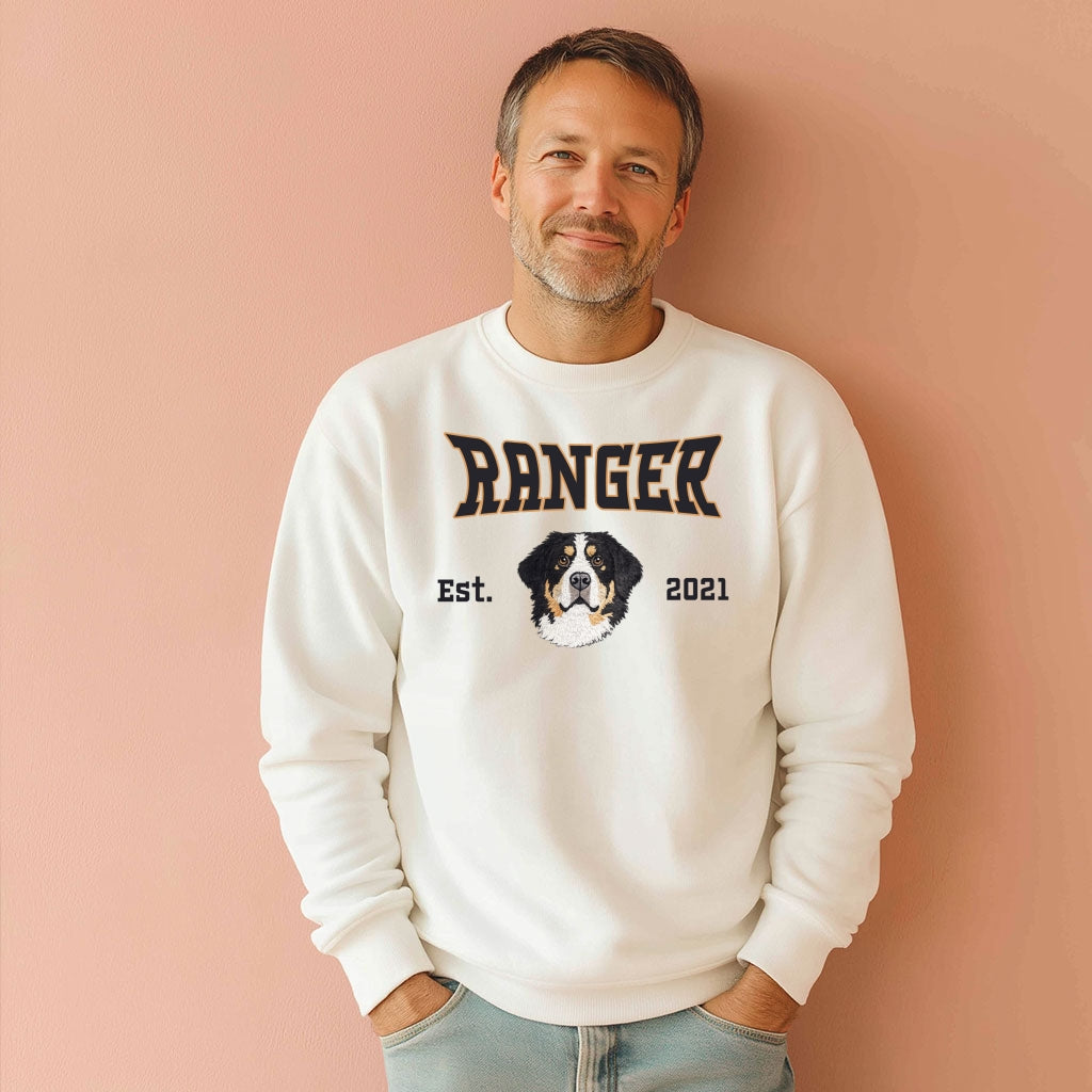 Personalizowana bluza z kotem lub pupilem – Twoje zdjęcie, imię i rok, Światowy Dzień Kotów