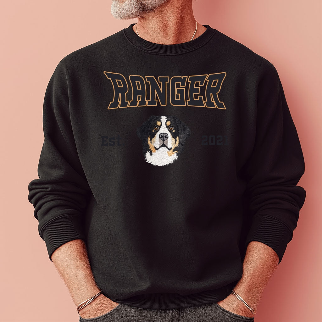 Personalizowana bluza z kotem lub pupilem – Twoje zdjęcie, imię i rok, Światowy Dzień Kotów