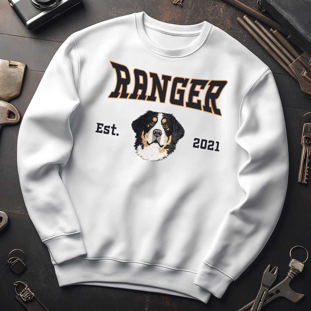 Personalizowana bluza z kotem lub pupilem – Twoje zdjęcie, imię i rok, Światowy Dzień Kotów