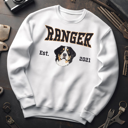 Personalizowana bluza z kotem lub pupilem – Twoje zdjęcie, imię i rok, Światowy Dzień Kotów