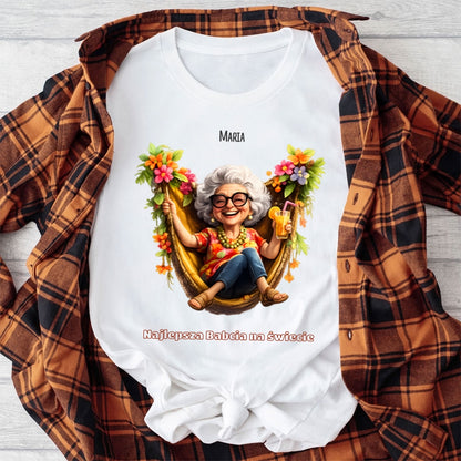 Personalizowana bluza Babcia z imieniem – Najlepsza Babcia na świecie - prezent rodzinny