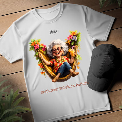 Personalizowana bluza Babcia z imieniem – Najlepsza Babcia na świecie - prezent rodzinny