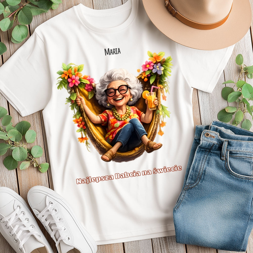 Personalizowana bluza Babcia z imieniem – Najlepsza Babcia na świecie - prezent rodzinny