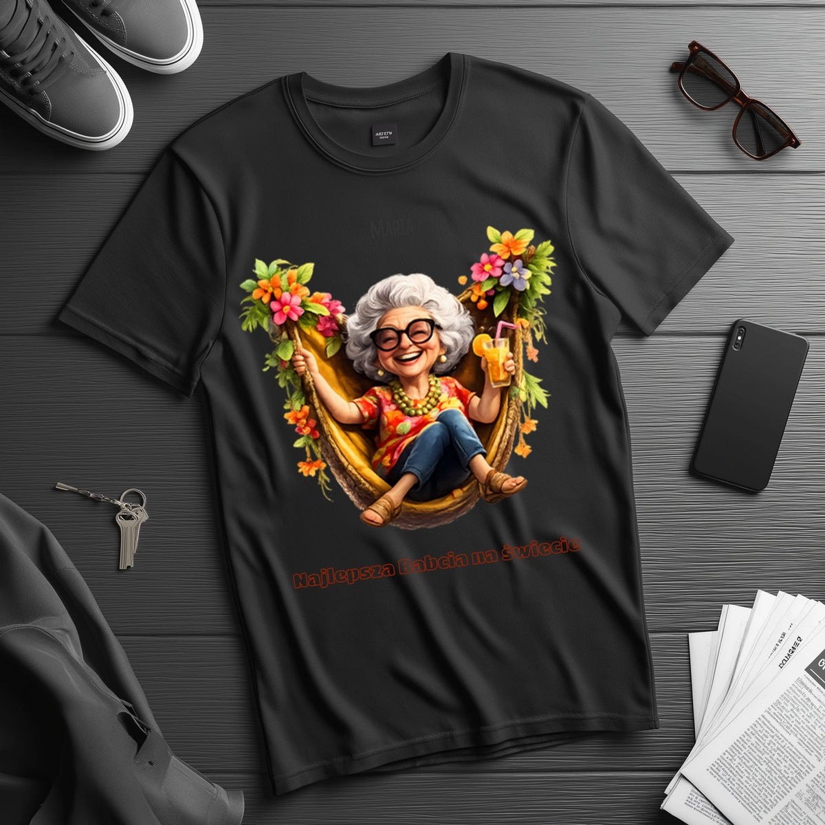 Personalizowana bluza Babcia z imieniem – Najlepsza Babcia na świecie - prezent rodzinny
