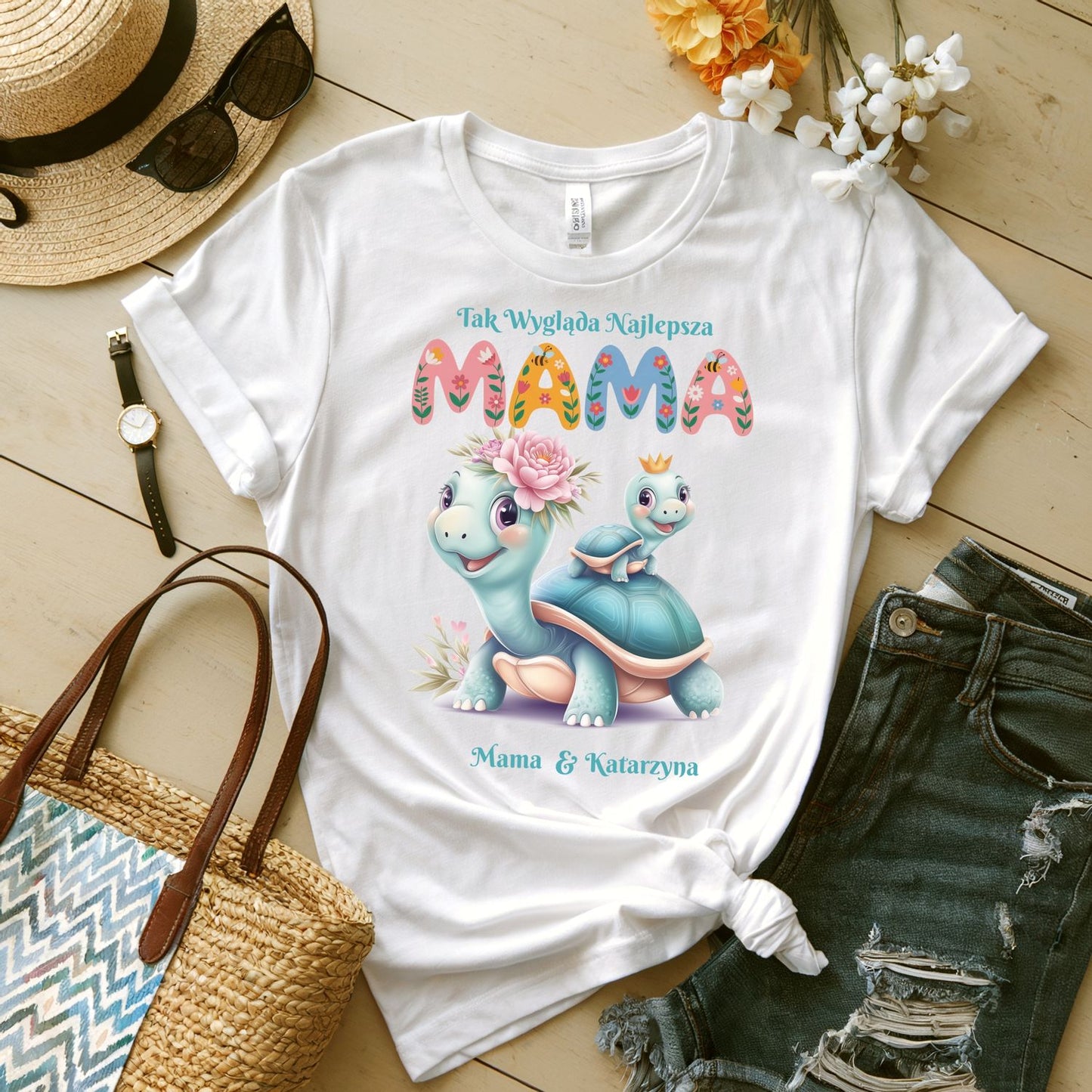 Spersonalizowana Koszulka Tak Wygląda Najlepsza Mama