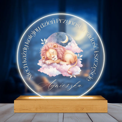 Personalizowana lampa LED – Pierwsze wspomnienia z imieniem dziecka