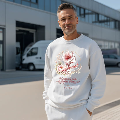 Personalizowana koszulka "Wyjątkowa Siła, Niezwykłe Piękno” z imieniem – koszulka dla kobiety – elegancki prezent dla niej