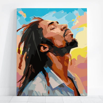 Obraz Po Numerach "Muzyka i Wolność" – Malowanie po Numerach, Zestaw Artystyczny, Inspiracja i Relaks