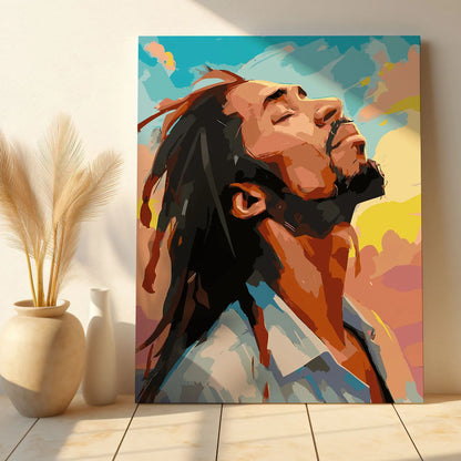 Obraz Po Numerach "Muzyka i Wolność" – Malowanie po Numerach, Zestaw Artystyczny, Inspiracja i Relaks