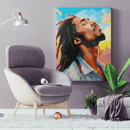 Obraz Po Numerach "Muzyka i Wolność" – Malowanie po Numerach, Zestaw Artystyczny, Inspiracja i Relaks