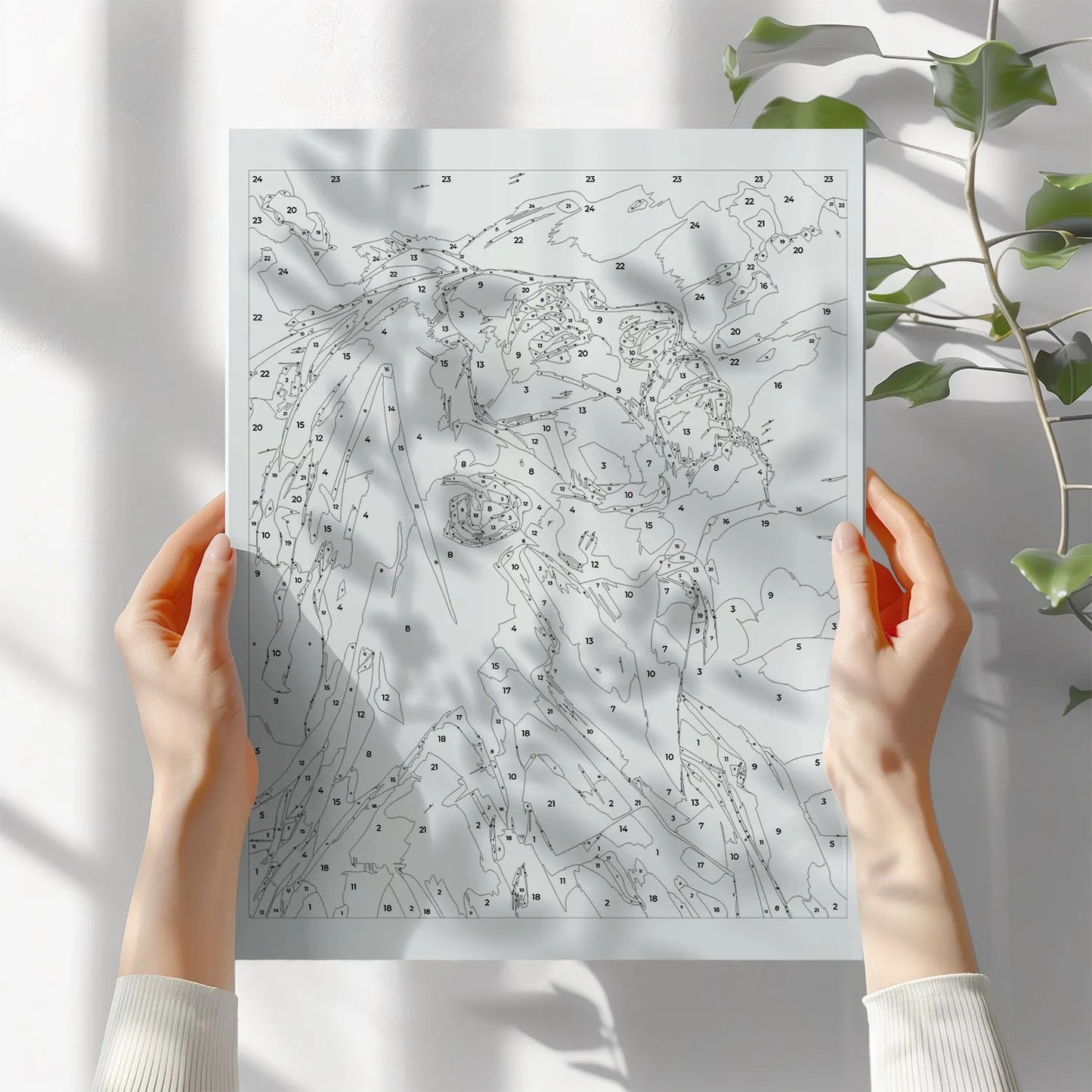 Obraz Po Numerach "Muzyka i Wolność" – Malowanie po Numerach, Zestaw Artystyczny, Inspiracja i Relaks