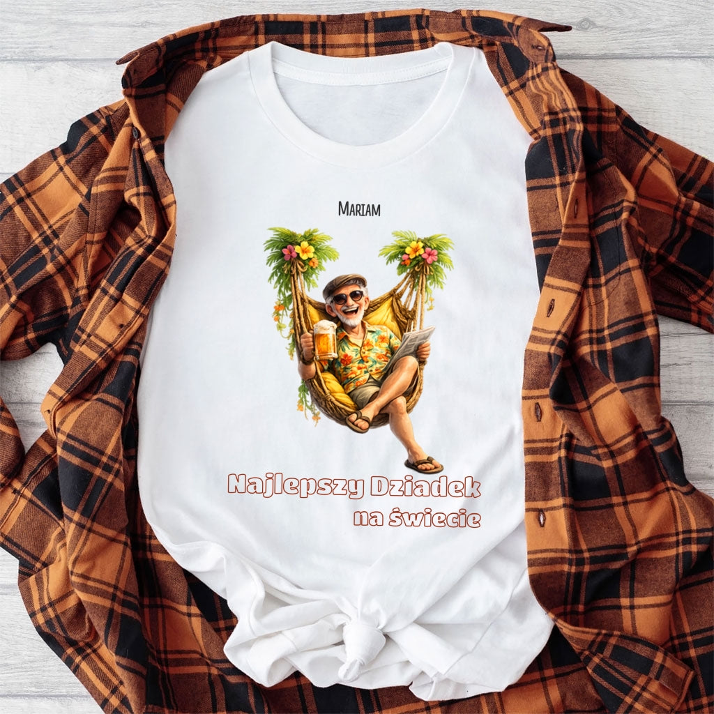 Personalizowana bluza dla Dziadka z imieniem - Najlepszy Dziadek na świecie, prezent rodzinny