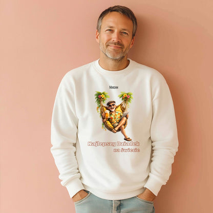 Personalizowana bluza dla Dziadka z imieniem - Najlepszy Dziadek na świecie, prezent rodzinny
