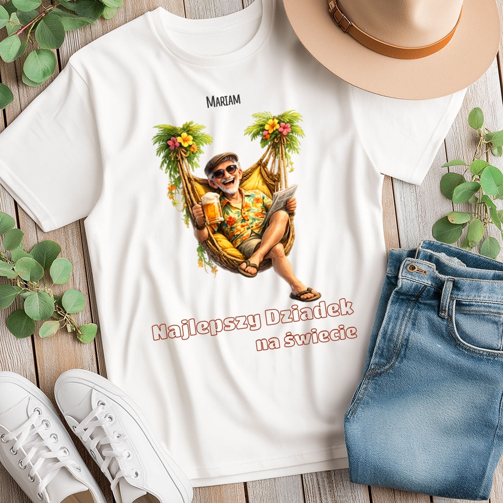 Personalizowana bluza dla Dziadka z imieniem - Najlepszy Dziadek na świecie, prezent rodzinny