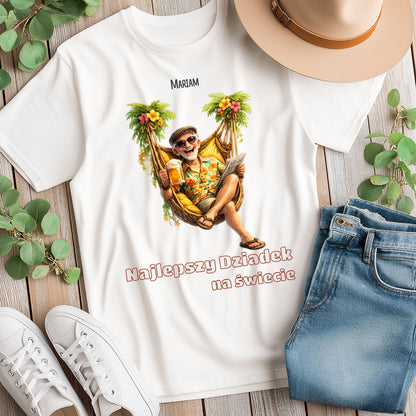 Personalizowana bluza dla Dziadka z imieniem - Najlepszy Dziadek na świecie, prezent rodzinny
